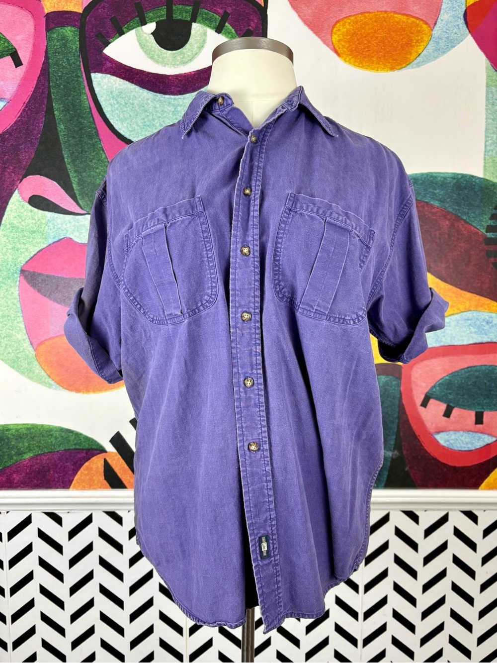 VTG 1990s Lee Purple Button-Up Shirt